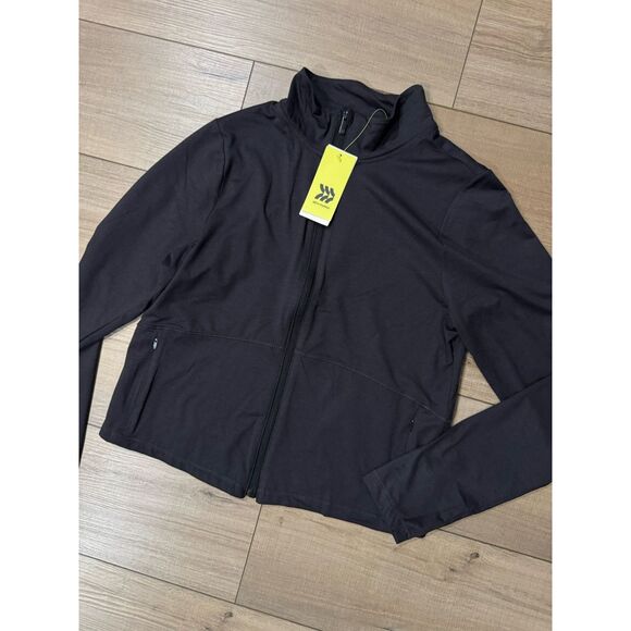 Jacket All in Motion Soft Stretch Full Zip L LARGE Women’s Athletic NWT - Picture 2 of 3